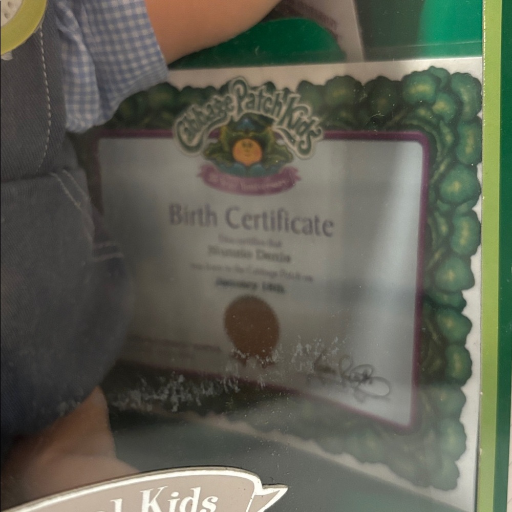 Cabbage Patch Kids Nunzio Denis born Jan. 18..25th Anniversary Limited Ed. - Picture 4 of 8